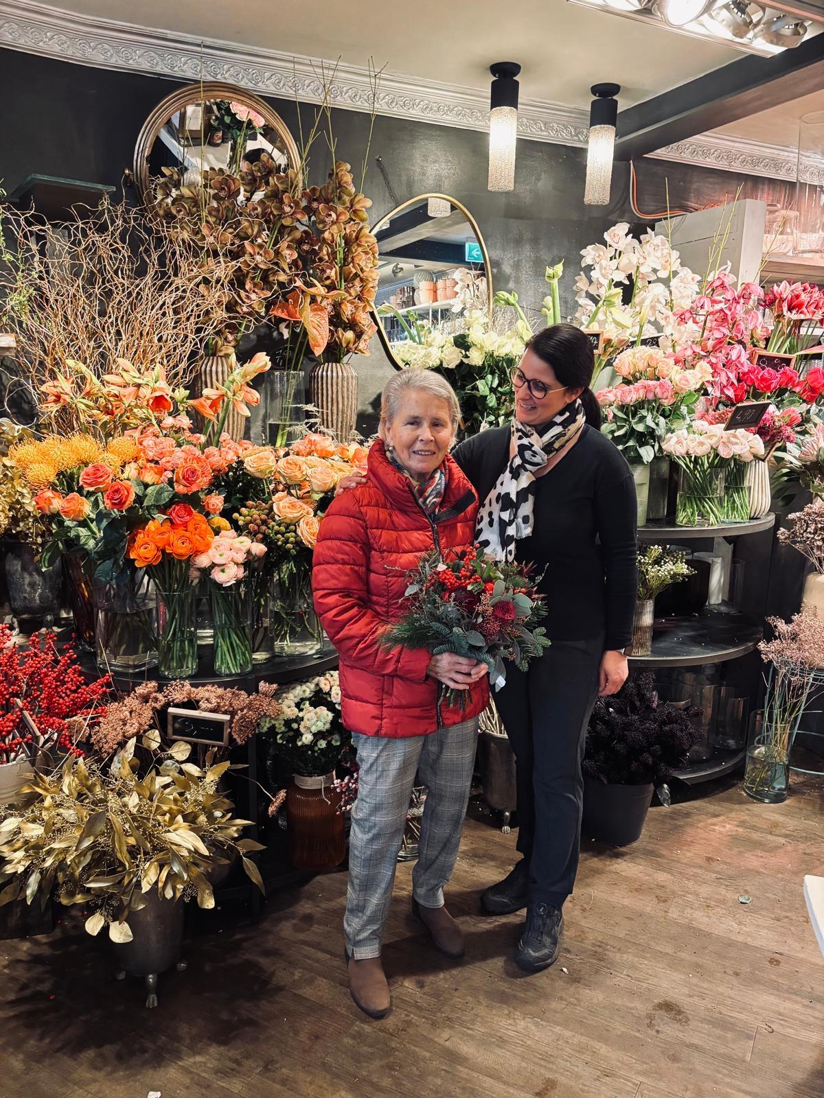 60jähriges Jubiläum bei Blumen Pucher mit Hermine und Tanja Pucher