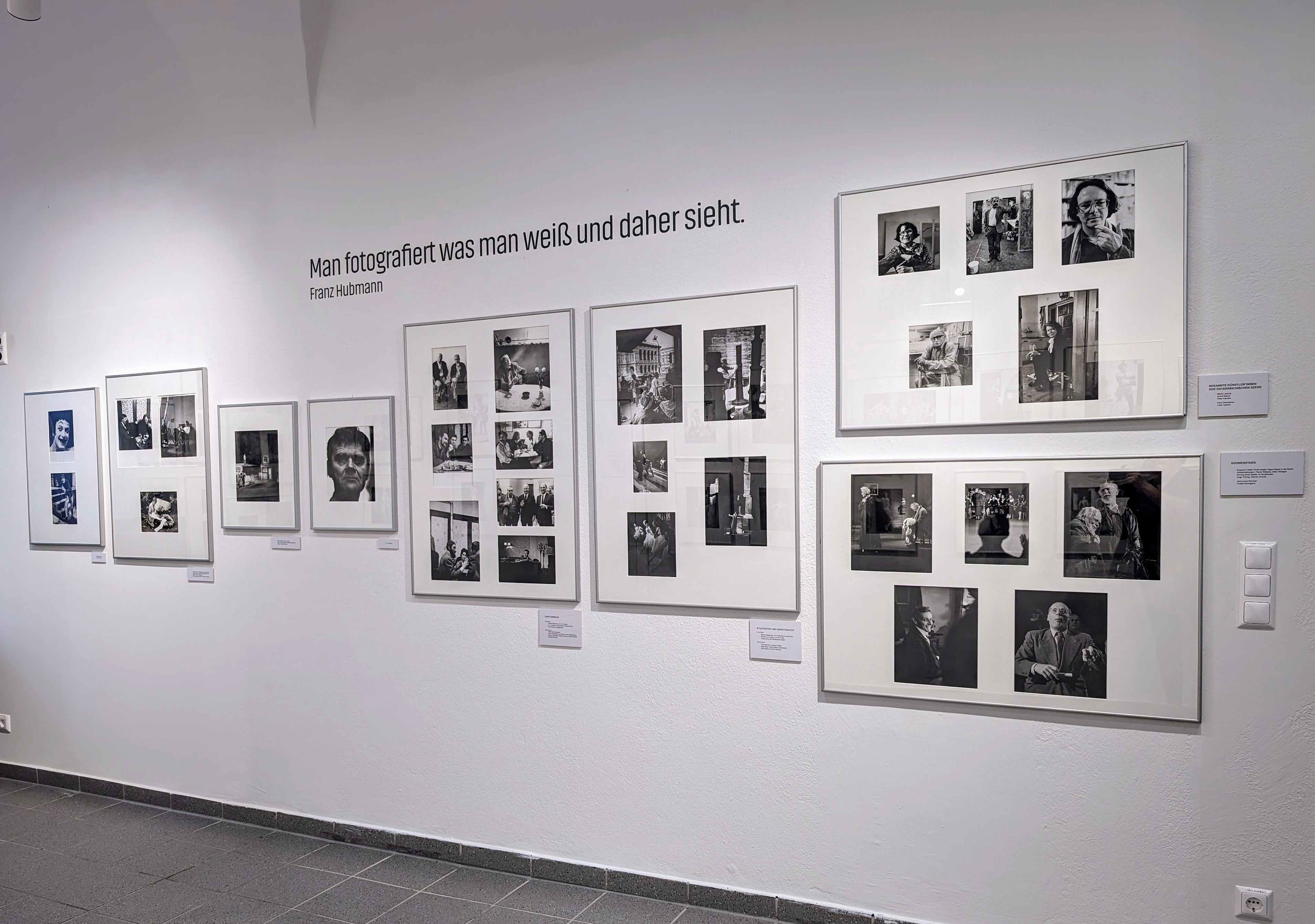 Ausstellung Stadtgalerie Franz Hubmann Theaterfotografien, Herbst 2024