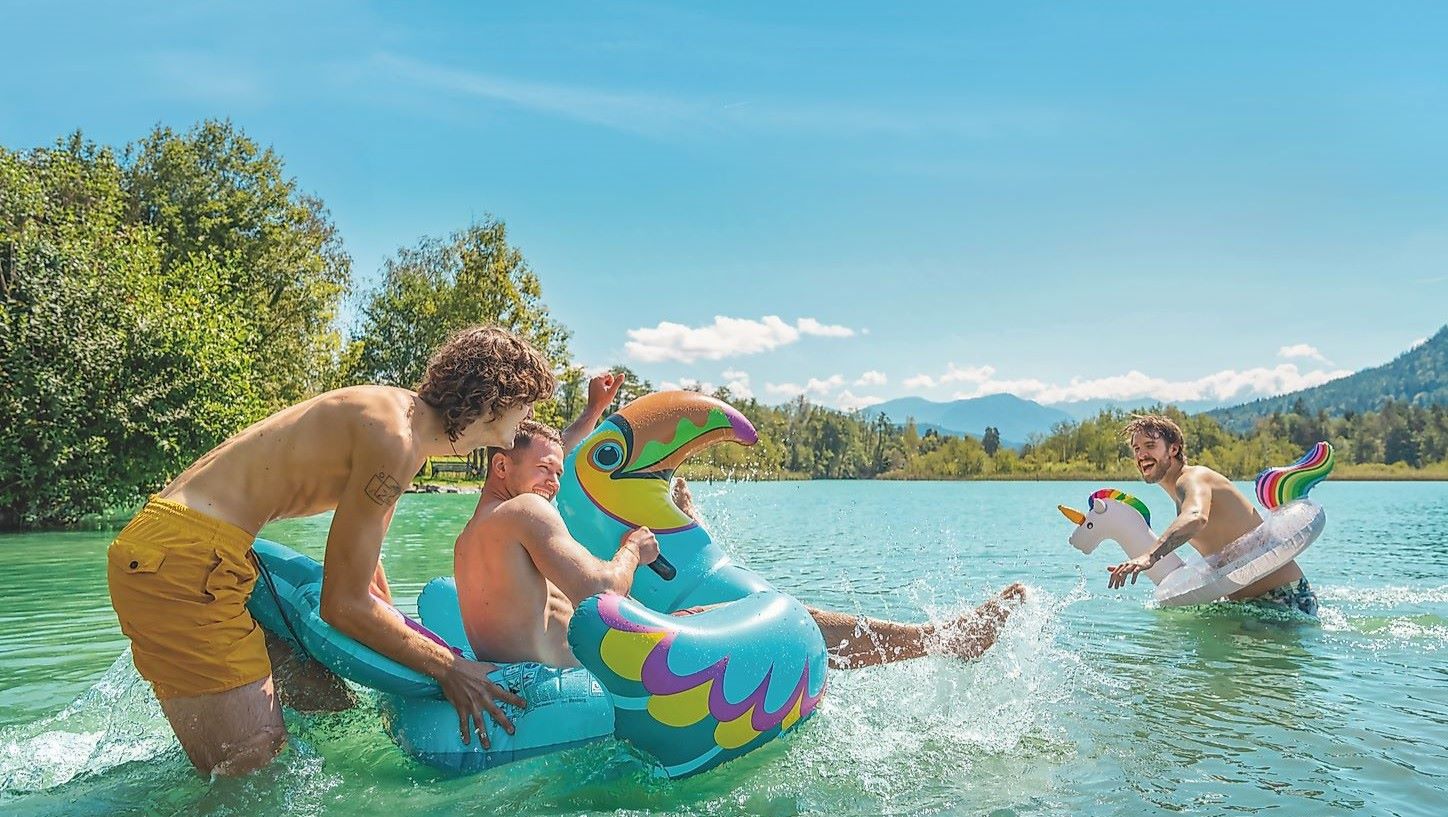 Spaß mit Lufttierchen aka Luftmatratze am Wörthersee