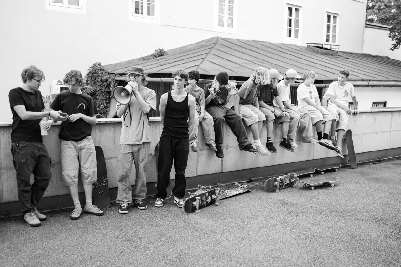 Skateboard Event, Skatefaces, junge Kunst Klagenfurt